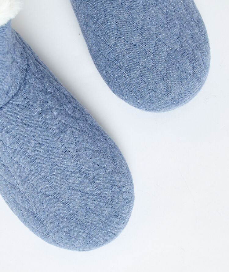 Boot slippers azure.