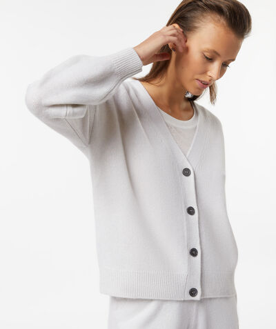 100% recycled cashmere cardigan;${refinementColor}