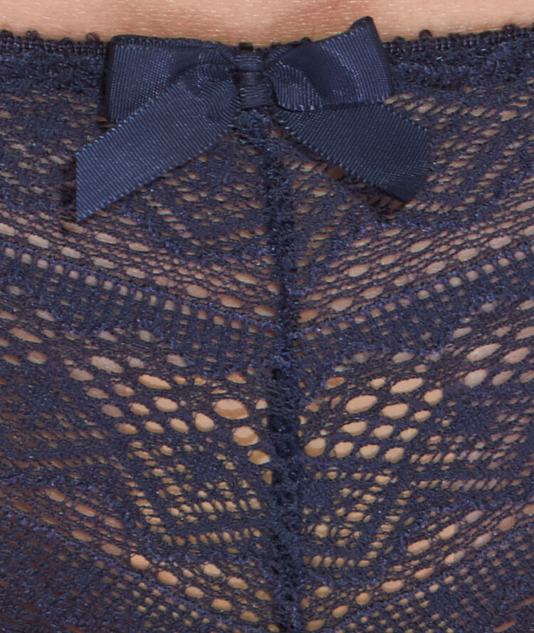 Culote de encaje antracita.
