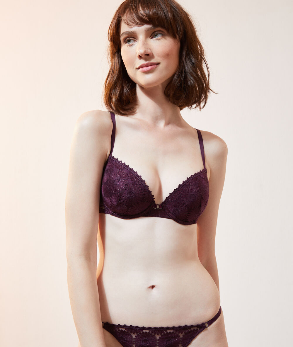 Bra n&deg;5 - the natural one plum.