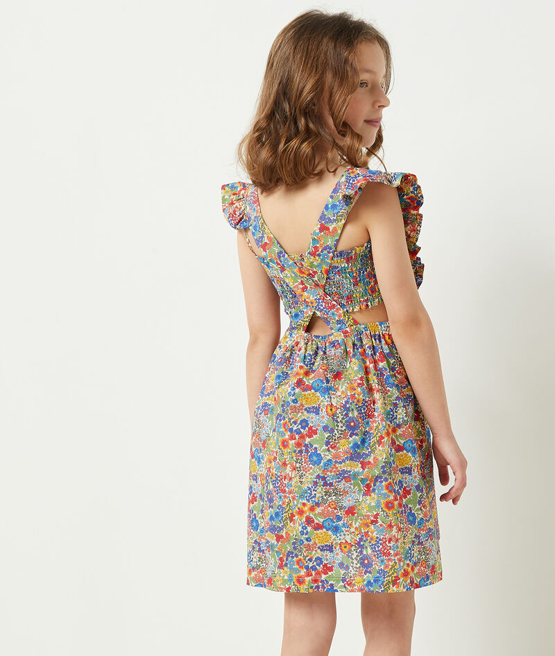 Dress Featuring Liberty Fabric;${refinementColor}