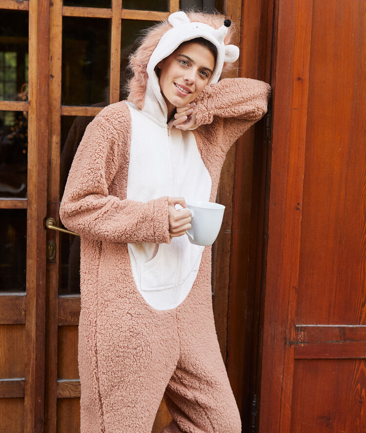 Combinaison h&eacute;risson naturel.