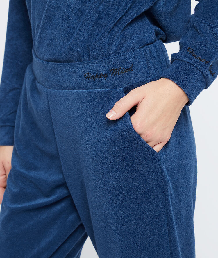 Lounge trousers indigo.