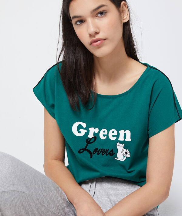 green lovers' T-shirt green lovers' T-shirt