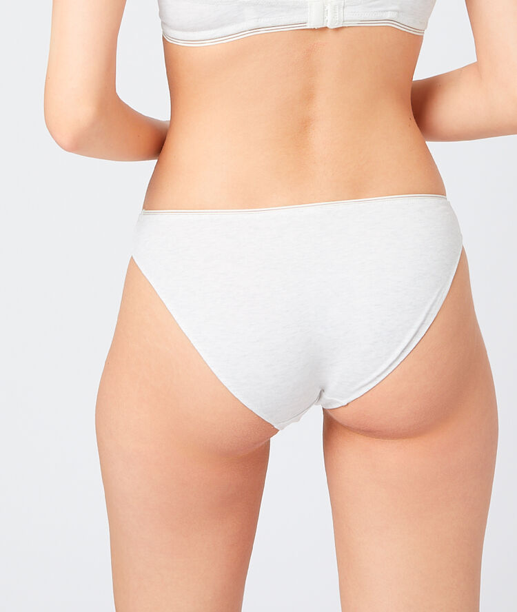 Cotton brief ecru.