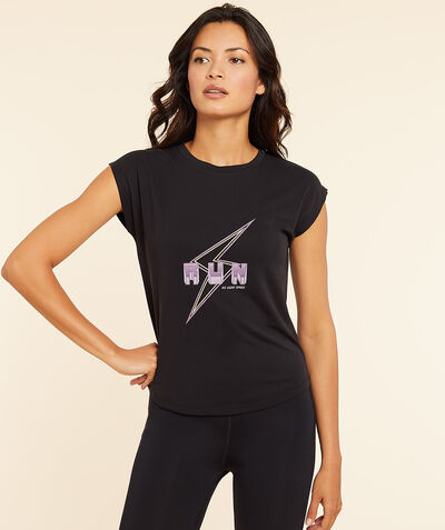 'run’ short-sleeved t-shirt;${refinementColor}