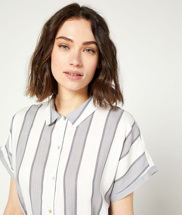 Nightdress to tie grey.