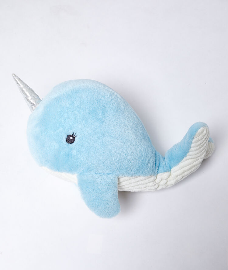 Whale pyjama pouch blue sky.