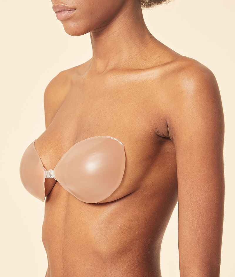 Backless silicone bra;${refinementColor}