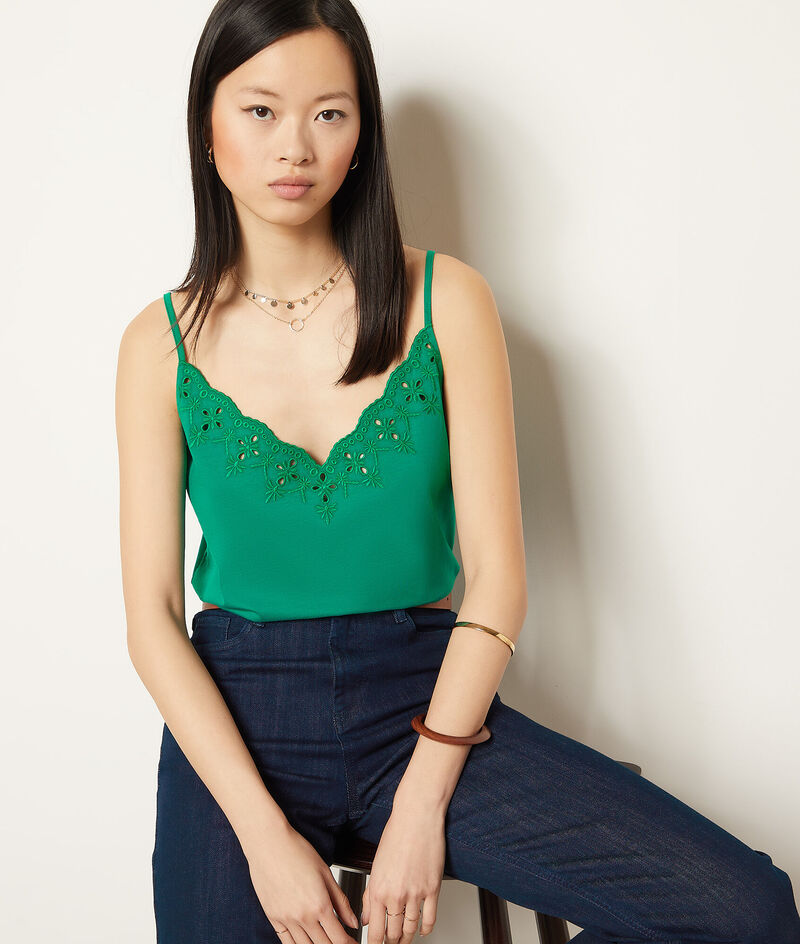 Cotton camisole;${refinementColor}