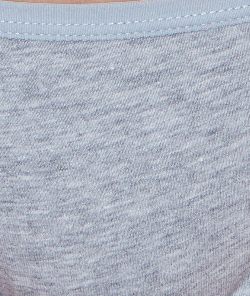 Cotton briefs gray.
