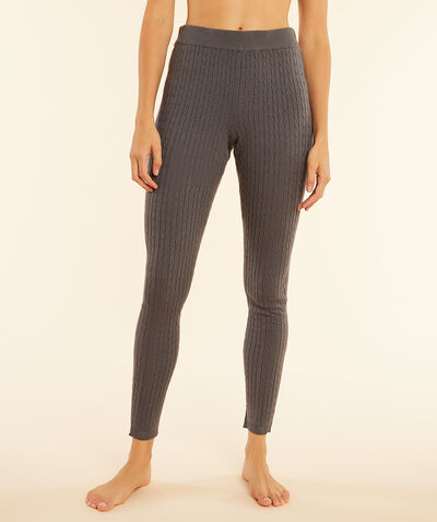 Cocooning leggings with twisted effect;${refinementColor}