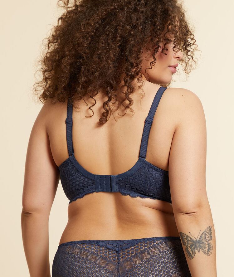 Underwired bra anthracite.