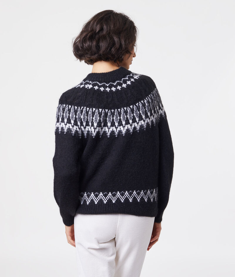 Jacquard sweater;${refinementColor}