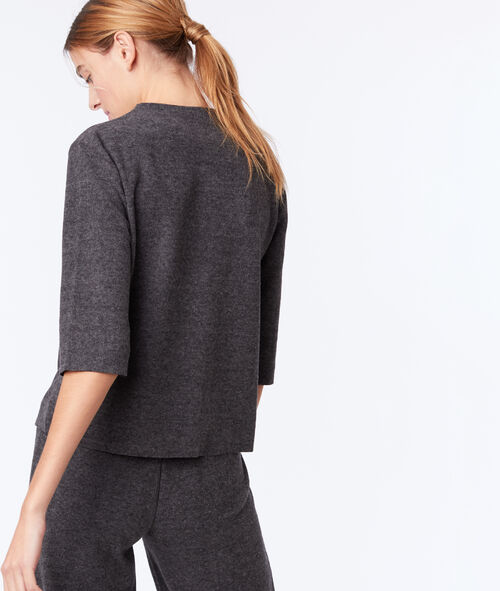 3/4 sleeves loungewear top 3/4 sleeves loungewear top