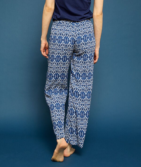 Ethnic print flared trousers Ethnic print flared trousers;${refinementColor}