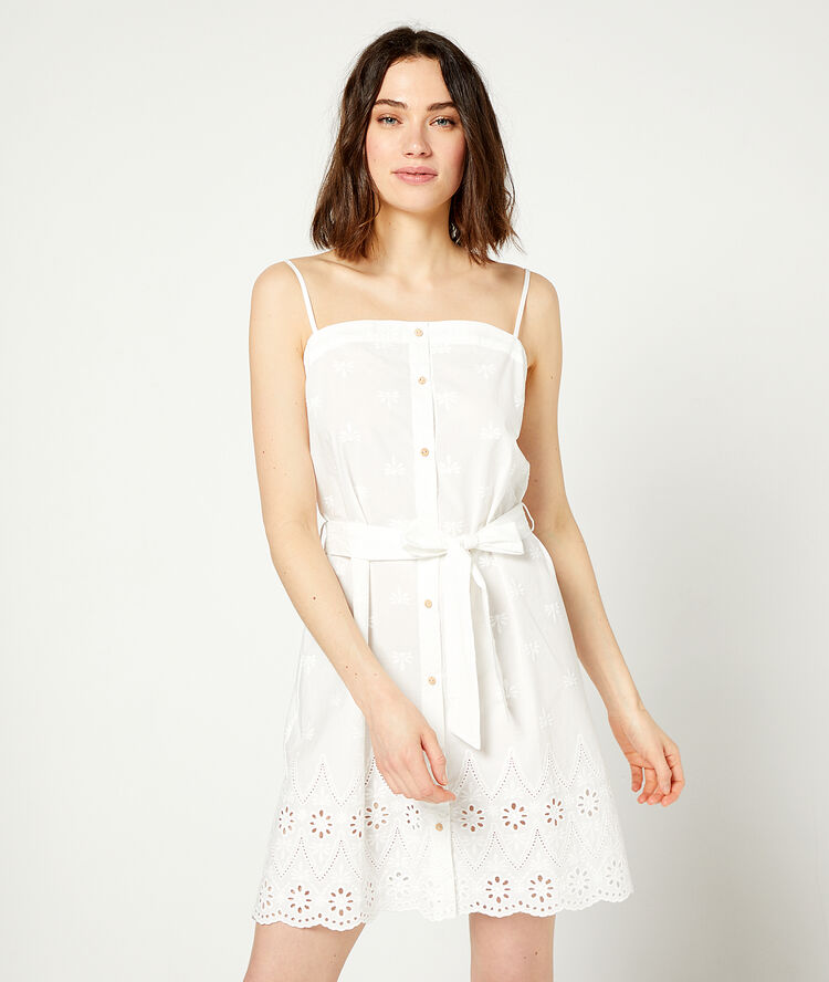 Guipure nightdress ecru.