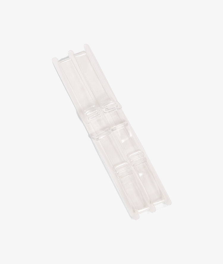 Transparent removable straps transparent.