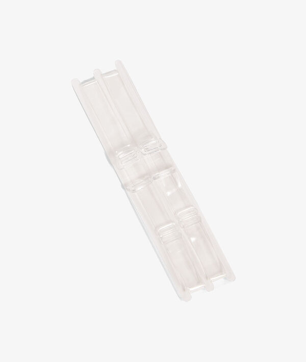 Transparent removable straps Transparent removable straps