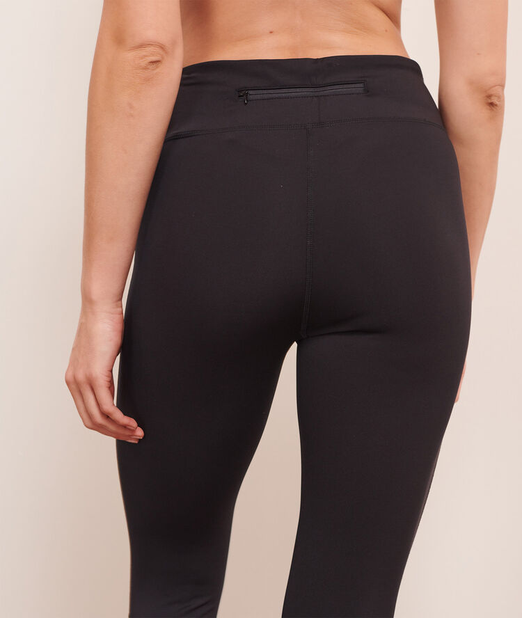 Legging de training court noir.