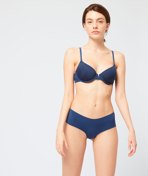 Light padded bra navy.