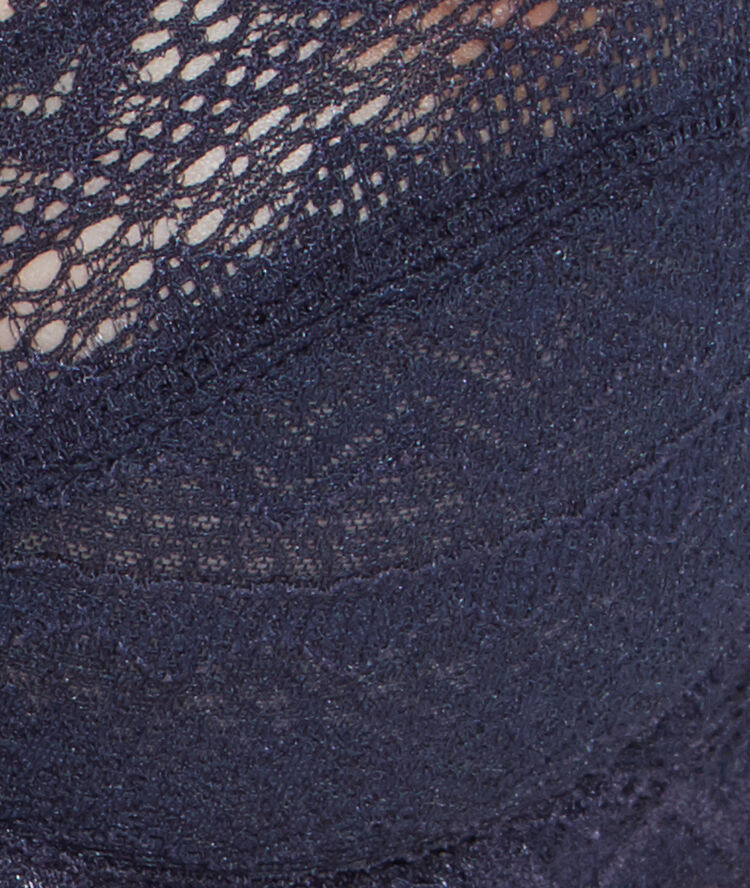 Demi-cup bra anthracite.
