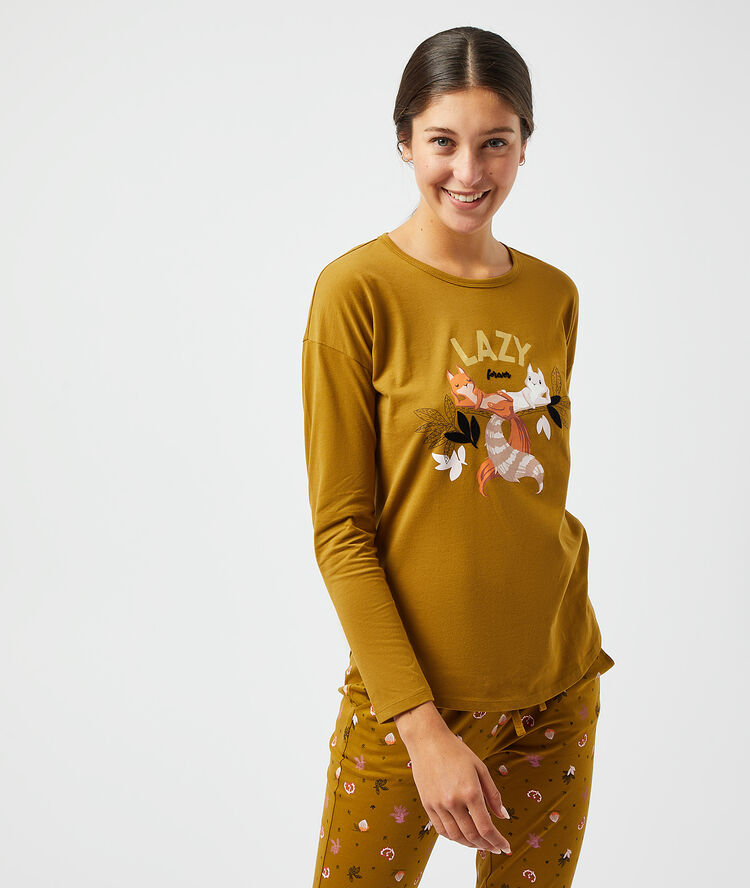 T-shirt "lazy forever" anis.