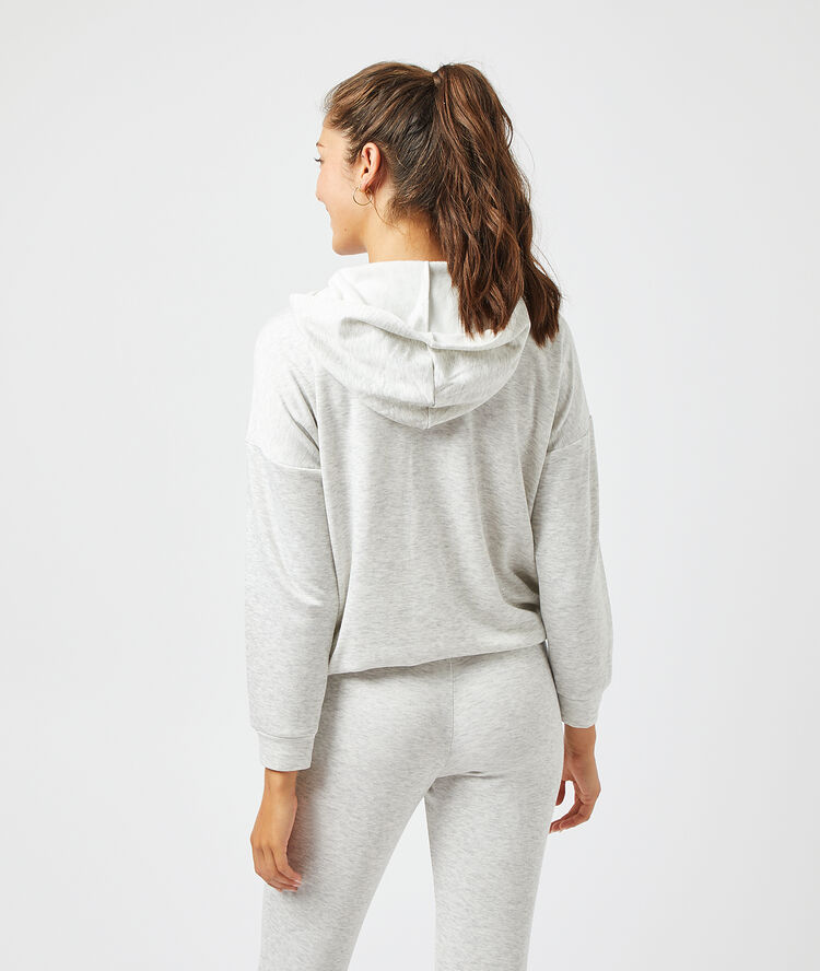 Veste homewear ecru.