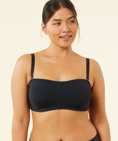 Flexible underwired bandeau with removable straps;${refinementColor}