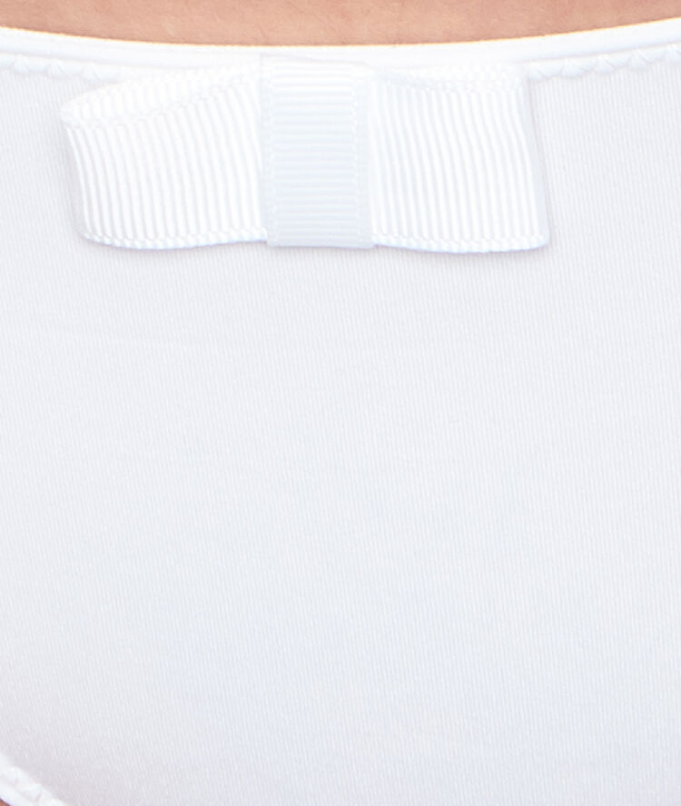 Lace thong white.