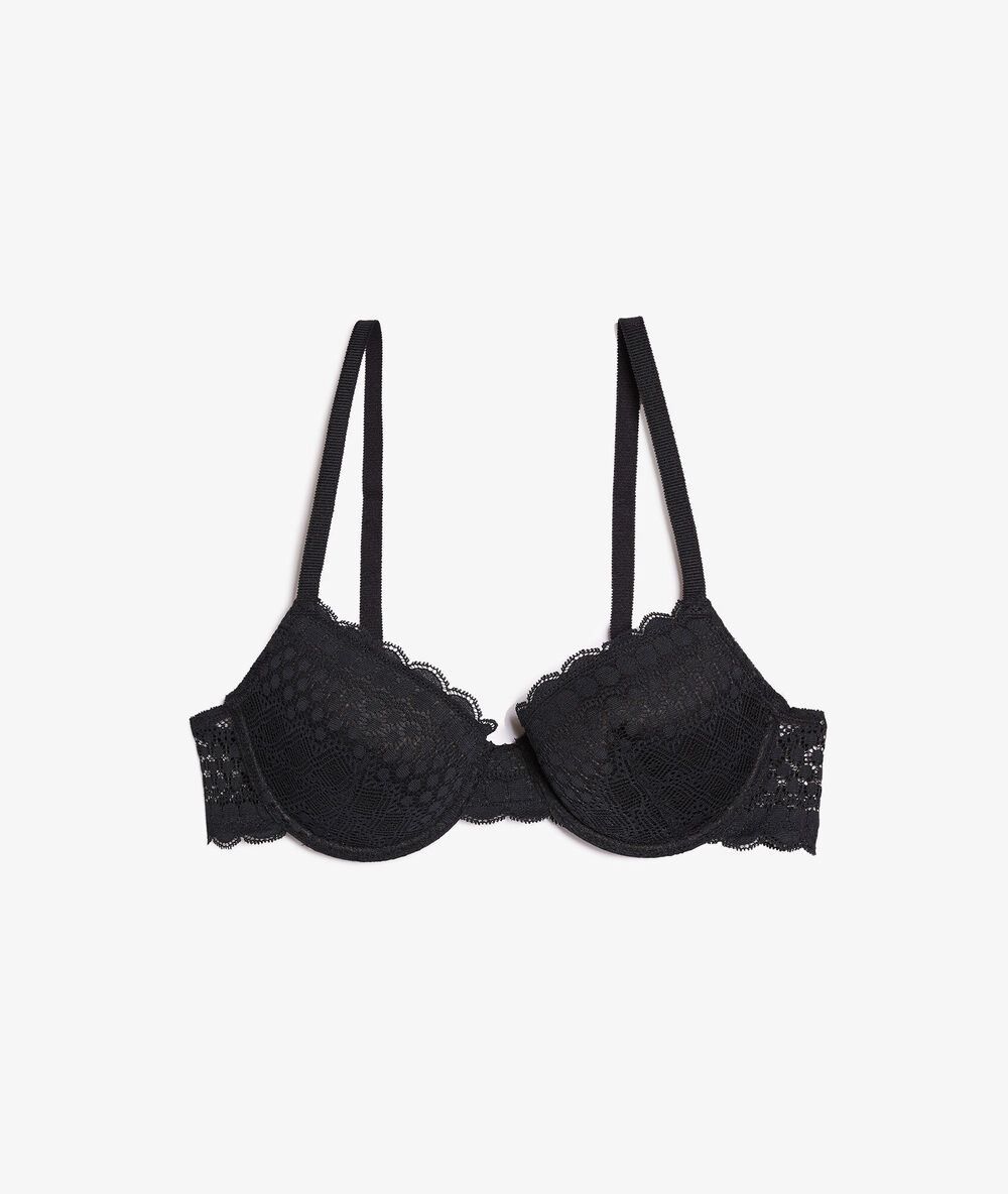Bra n&deg;4 - light padding  black.