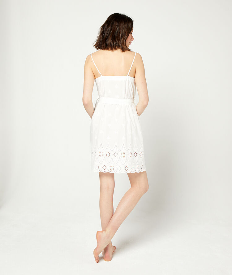 Guipure nightdress ecru.