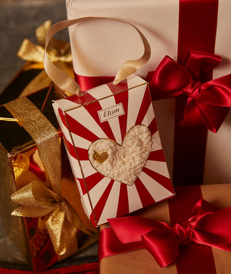 Coffret chaussettes cocooning ecru.