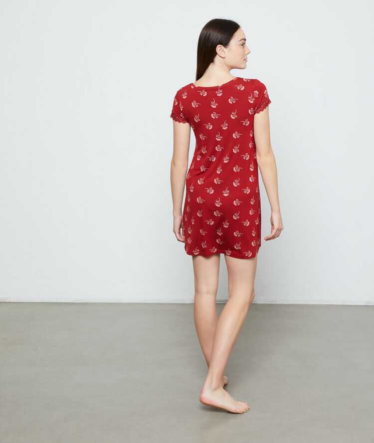 Printed nightshirt brick.