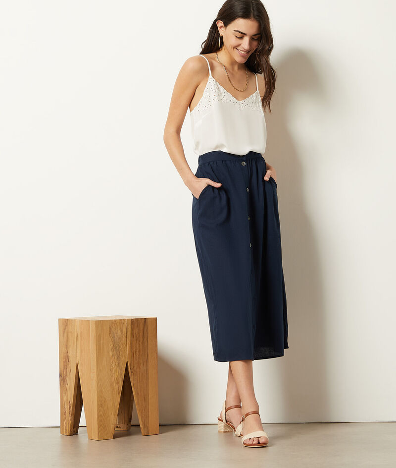 Camisole With Embroidered Details;${refinementColor}