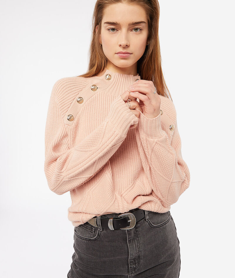Cable-Knit Cardigan;${refinementColor}
