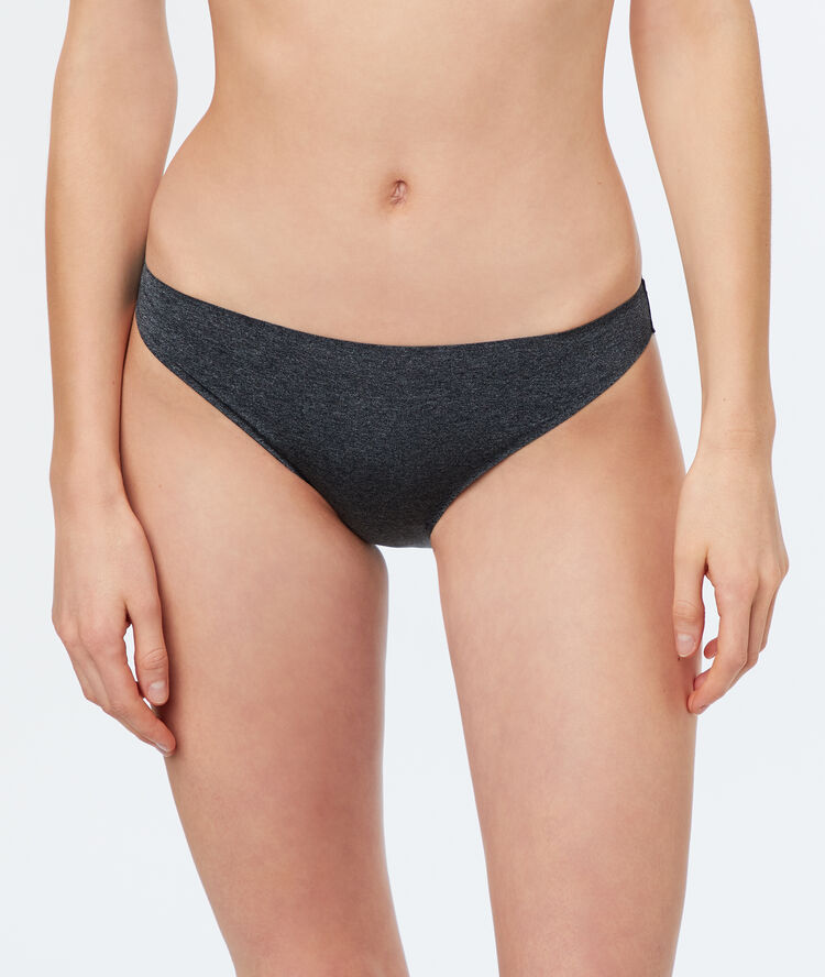 Microfiber briefs - pure fit chine charcoal.