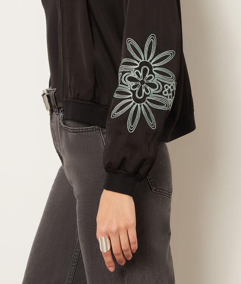Jacket With Embroidery Details;${refinementColor}