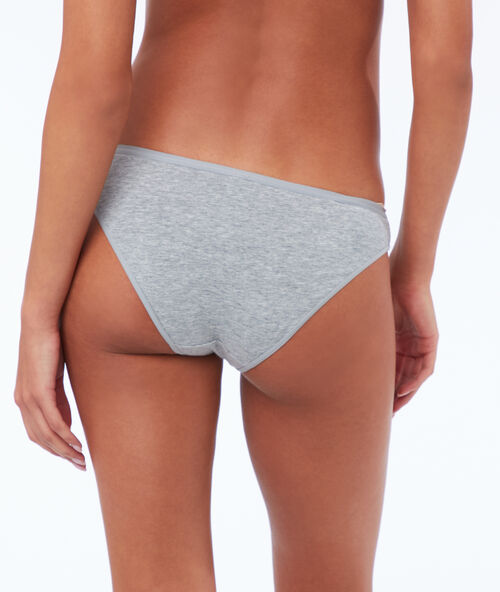 Cotton briefs gray.
