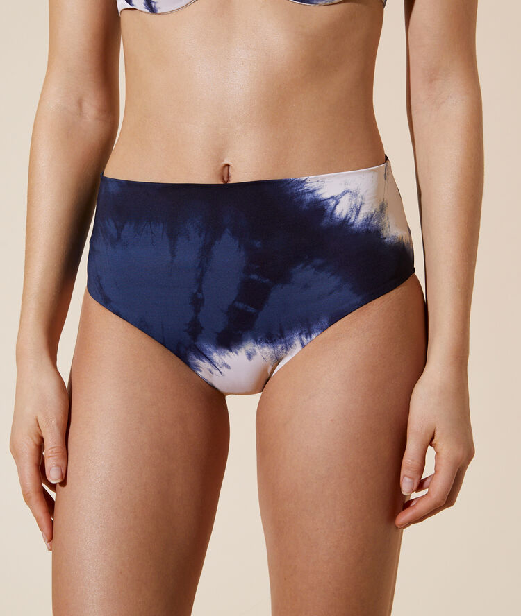 High waist bikini bottom ecru.