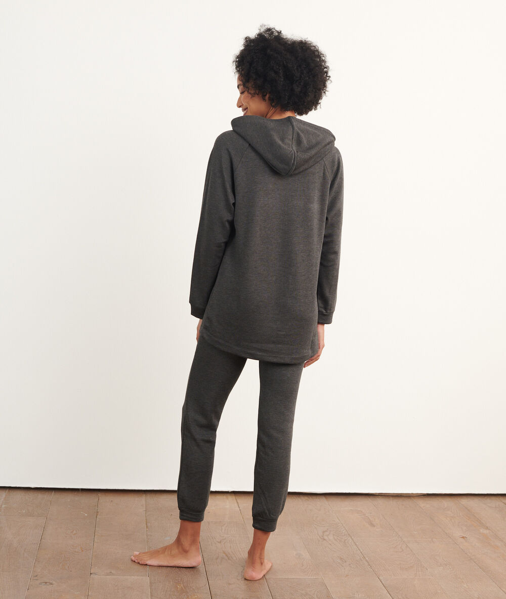 Big dream' hooded sweatshirt charcoal grey.