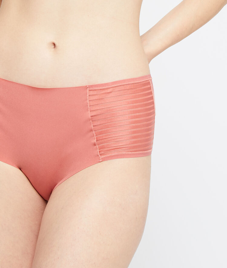Microfiber brief terracotta.