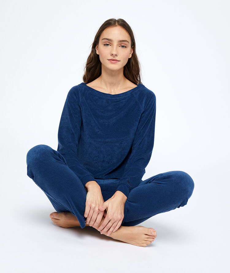 Lounge trousers indigo.