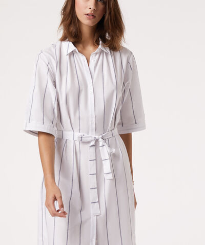 100% organic cotton shirt dress;${refinementColor}
