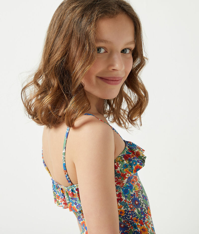 Liberty Fabric One-Piece Swimsuit;${refinementColor}