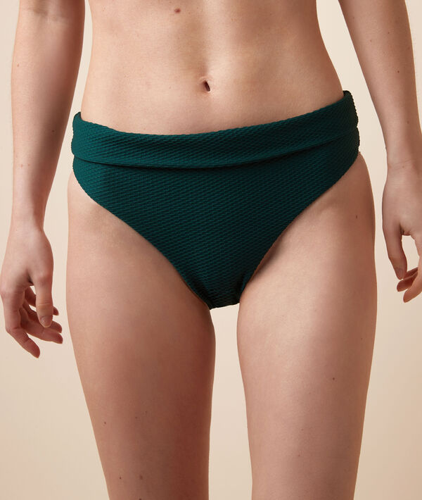 Bas de bikini taille haute, multipositions;${refinementColor}