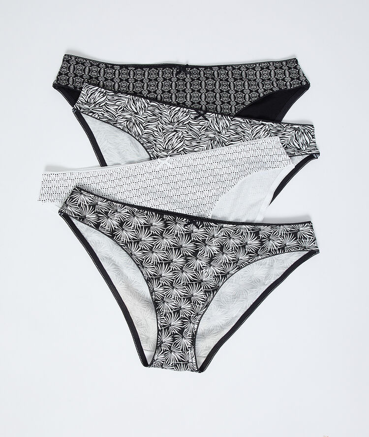 4-pack organic cotton briefs  black.