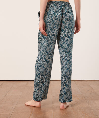 Printed pajama trousers;${refinementColor}