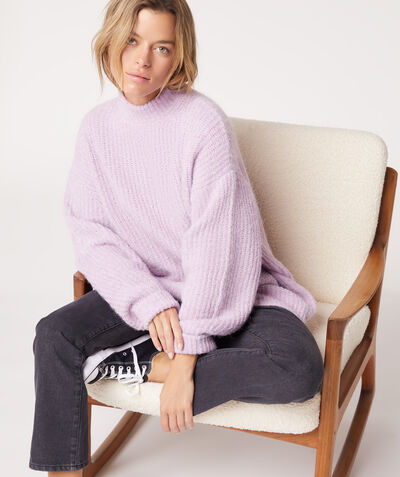 Knit oversize sweater;${refinementColor}