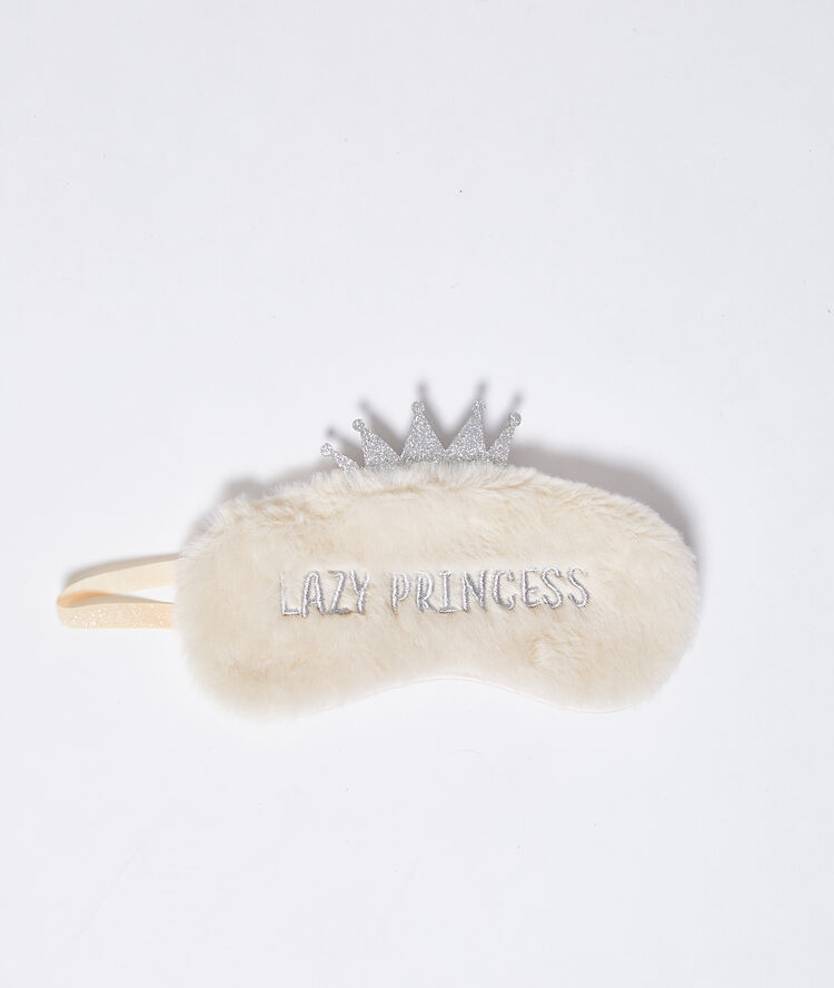 Lazy princess' padded sleep mask pink.